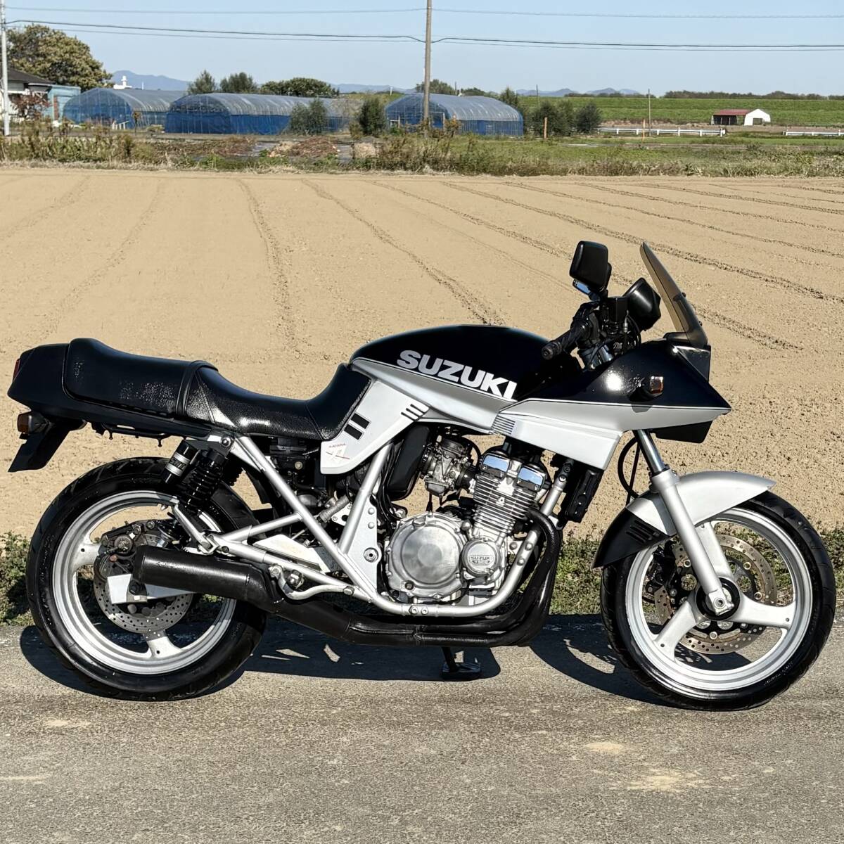 GSX250S カタナ 実動 書類付き GJ76A 希少 絶版 旧車 スズキ 検）GSX CBR RR ZXR FZR VTZ NSR CB XS FTR CBX FW FX バリオス ジェイド 刀_2