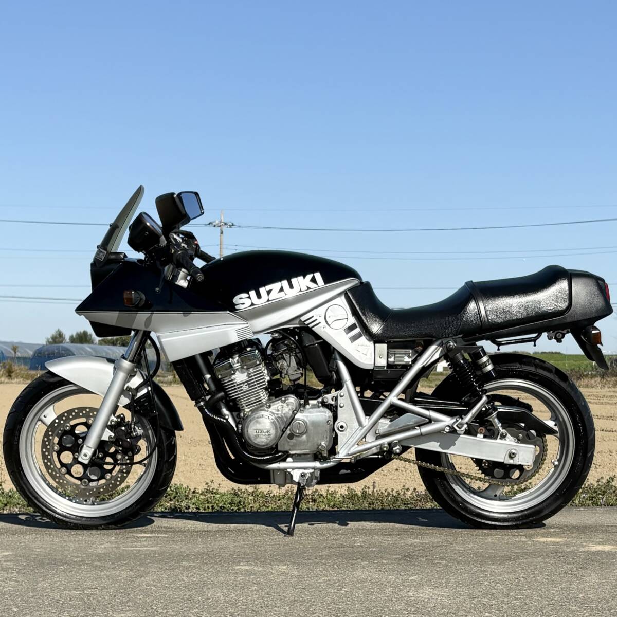 GSX250S カタナ 実動 書類付き GJ76A 希少 絶版 旧車 スズキ 検）GSX CBR RR ZXR FZR VTZ NSR CB XS FTR CBX FW FX バリオス ジェイド 刀_3