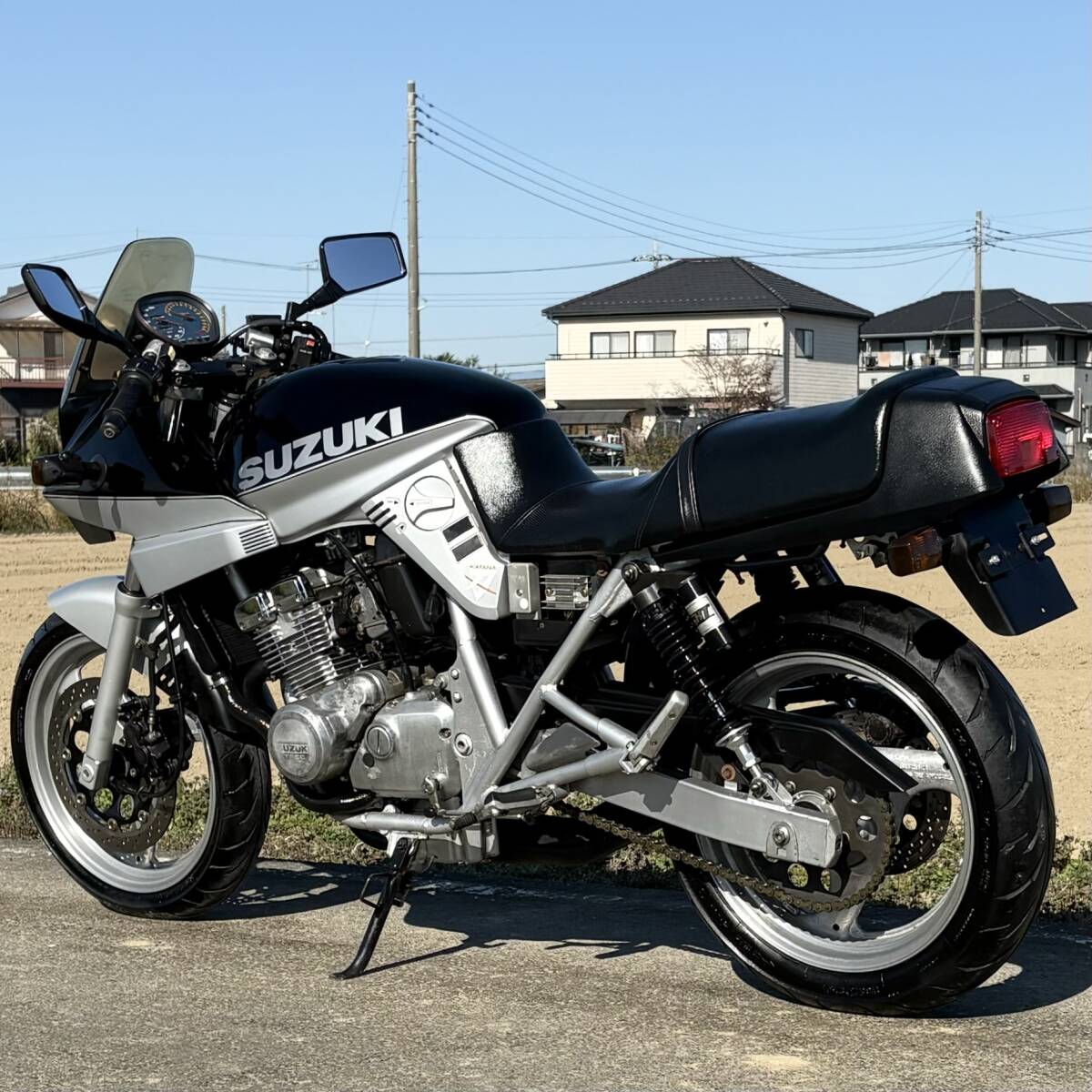 GSX250S カタナ 実動 書類付き GJ76A 希少 絶版 旧車 スズキ 検）GSX CBR RR ZXR FZR VTZ NSR CB XS FTR CBX FW FX バリオス ジェイド 刀_4