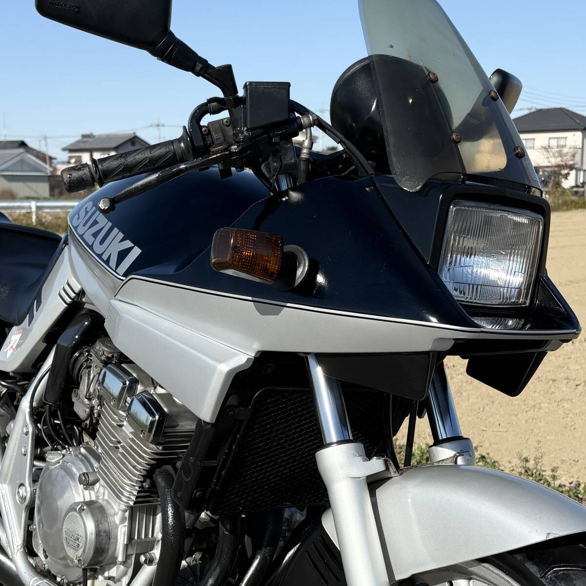 GSX250S カタナ 実動 書類付き GJ76A 希少 絶版 旧車 スズキ 検）GSX CBR RR ZXR FZR VTZ NSR CB XS FTR CBX FW FX バリオス ジェイド 刀_9
