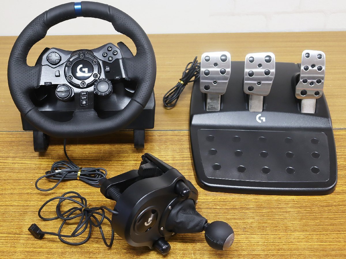 M◇ジャンク品◇PS4/PC ステアリングコントローラ G923 Racing/Driving 
