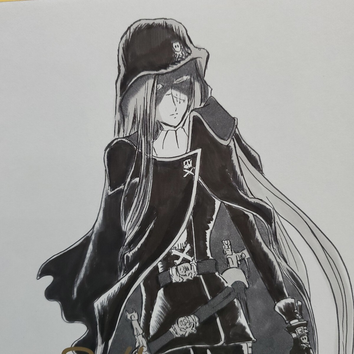 松本零士 絵画 模写 松本零士 クイーンエメラルダス 美女 銀河鉄道999 宇宙戦艦ヤマト 等で