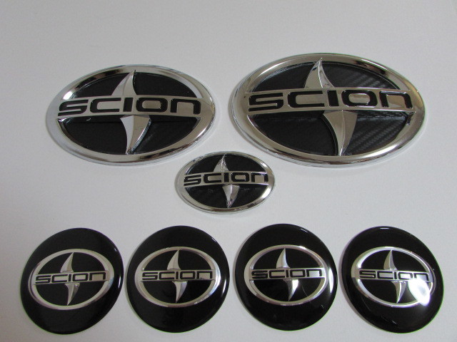 SCION サイオン エンブレム 7点セット ブラック USDM サイオン SCION エンブレム 0 TOYOTA GT86