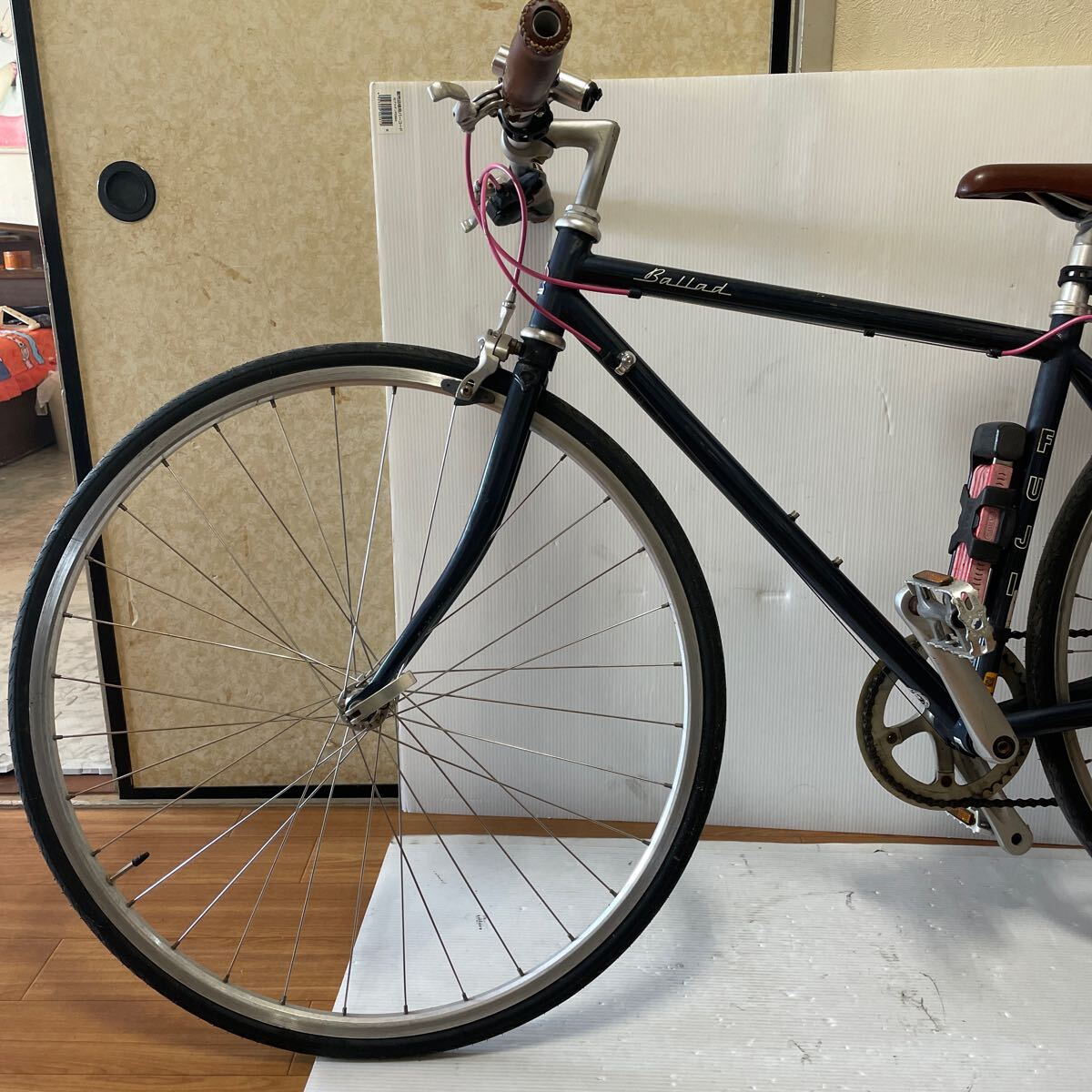 FUJI フジBALLAD 700C クロモリ 1X8S 520mm ロードバイク_2