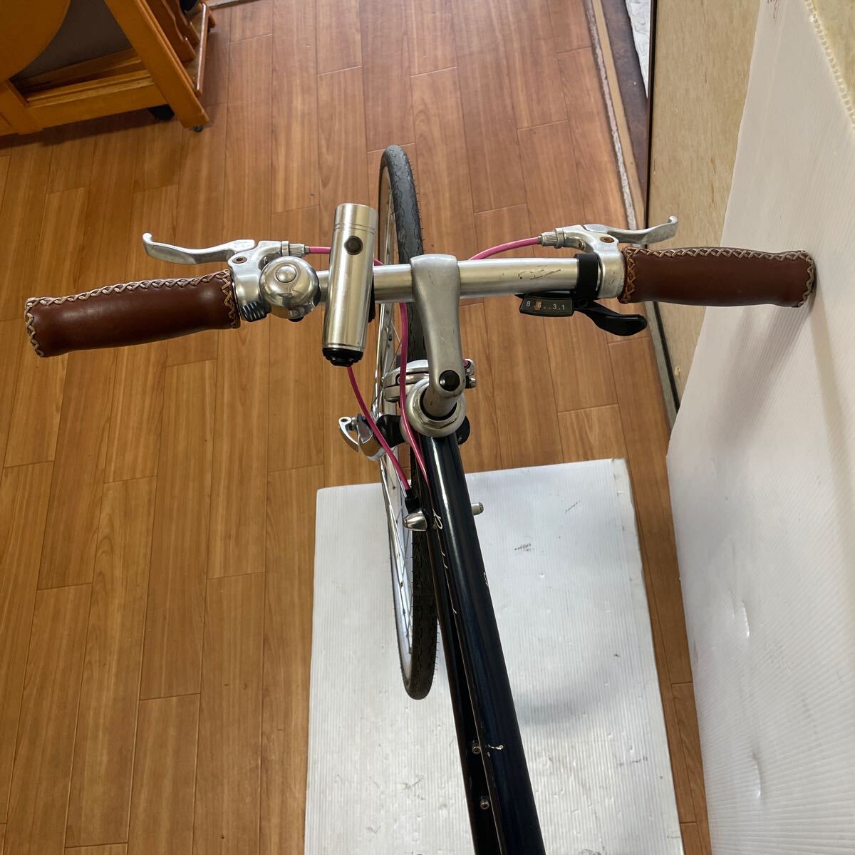 FUJI フジBALLAD 700C クロモリ 1X8S 520mm ロードバイク_4