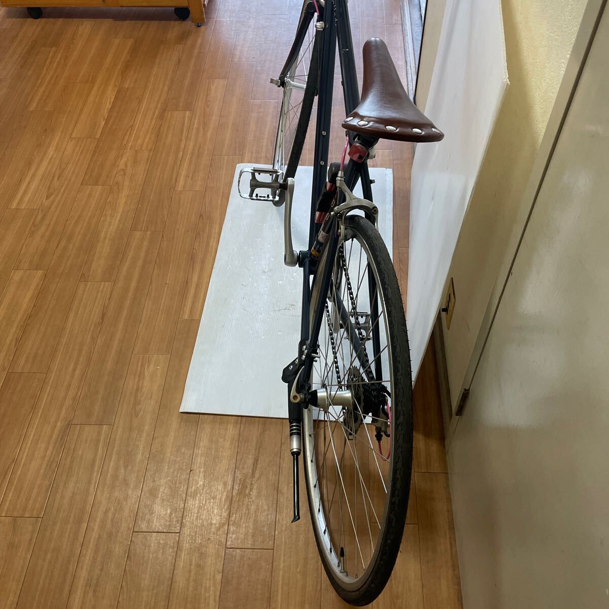 FUJI フジBALLAD 700C クロモリ 1X8S 520mm ロードバイク_6