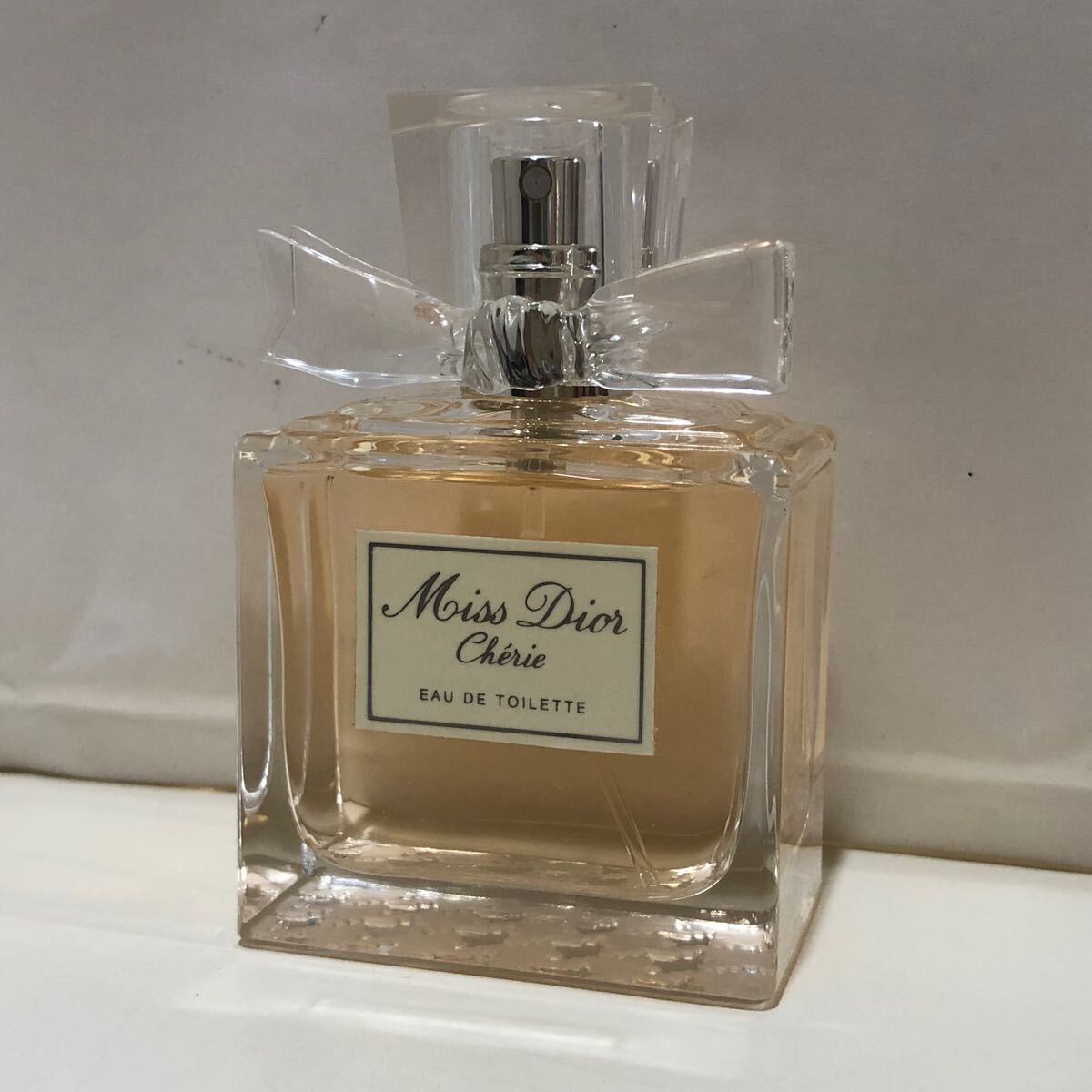 ● Miss Dior Cherie ミス ディオール シェリー EAU DE TOILETTE オード トワレ EDT 50ml 香水 残量 80％ 8割 現状品_1