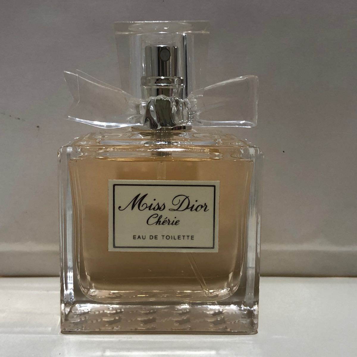 ● Miss Dior Cherie ミス ディオール シェリー EAU DE TOILETTE オード トワレ EDT 50ml 香水 残量 80％ 8割 現状品_10