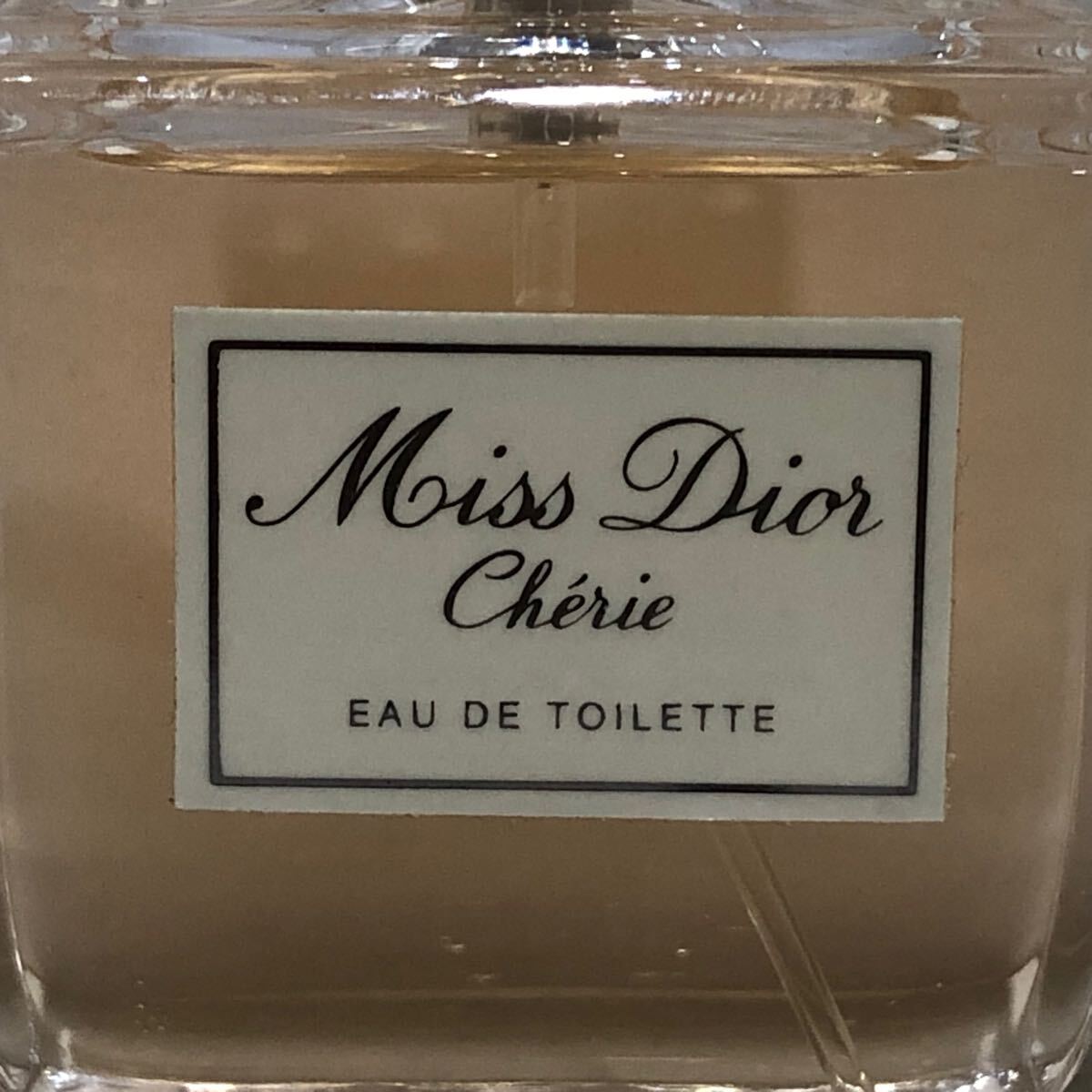 ● Miss Dior Cherie ミス ディオール シェリー EAU DE TOILETTE オード トワレ EDT 50ml 香水 残量 80％ 8割 現状品_2