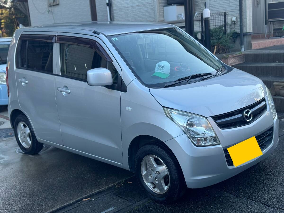 【個人出品】埼玉発、低燃費、車検長いAZワゴンXG 屋根下保管車　車内シート　フロアマット綺麗_1