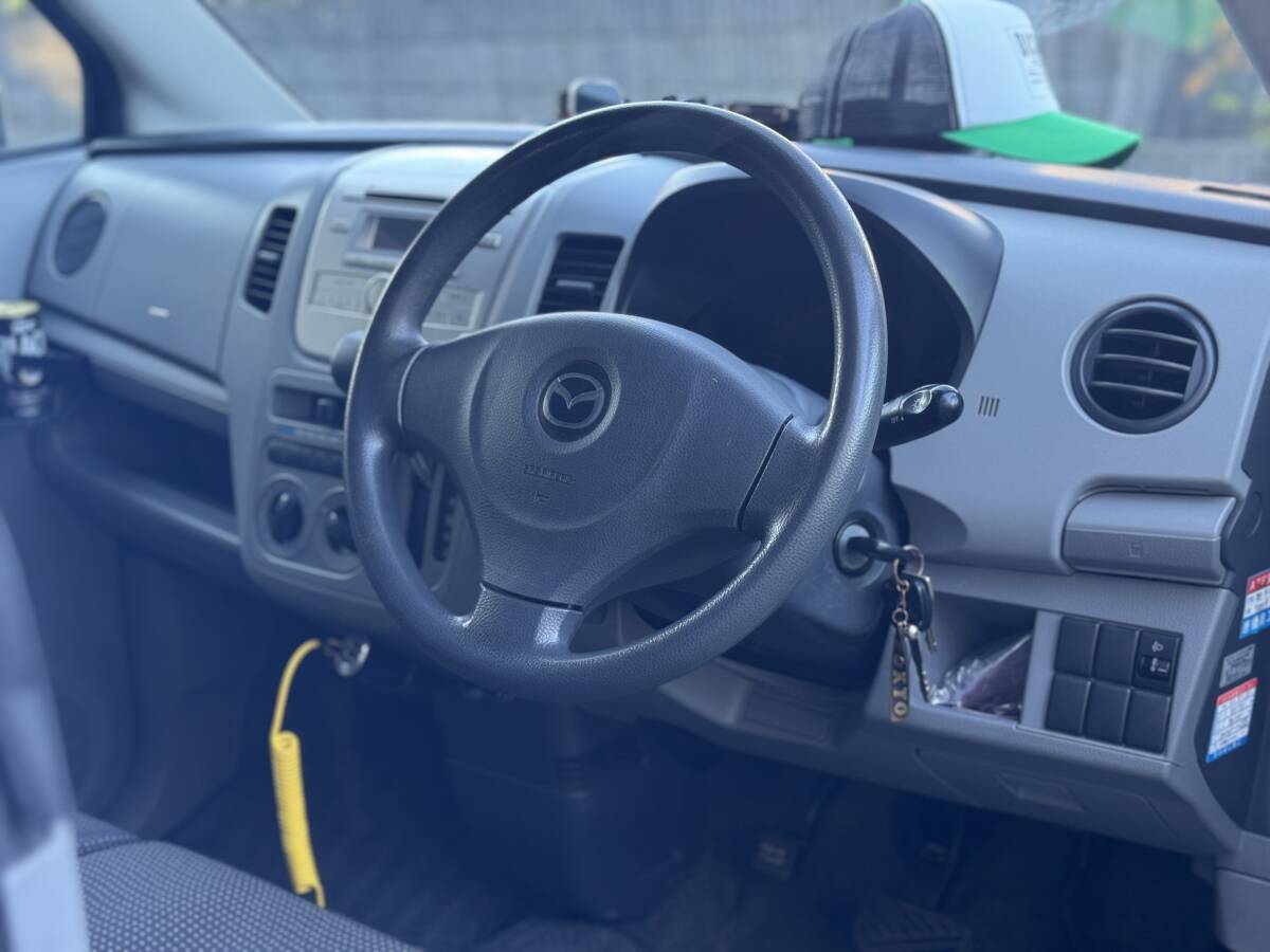 【個人出品】埼玉発、低燃費、車検長いAZワゴンXG 屋根下保管車　車内シート　フロアマット綺麗_6