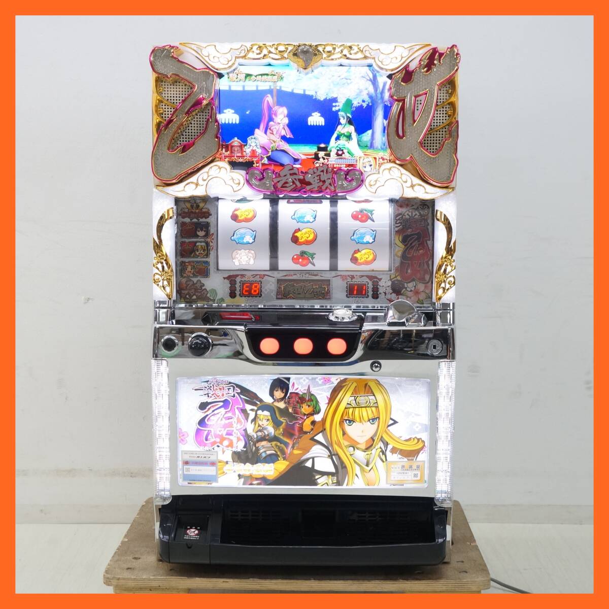 東ハ: オリンピア パチスロ実機 戦国乙女 剣戟に舞う白き剣聖 西国参戦編