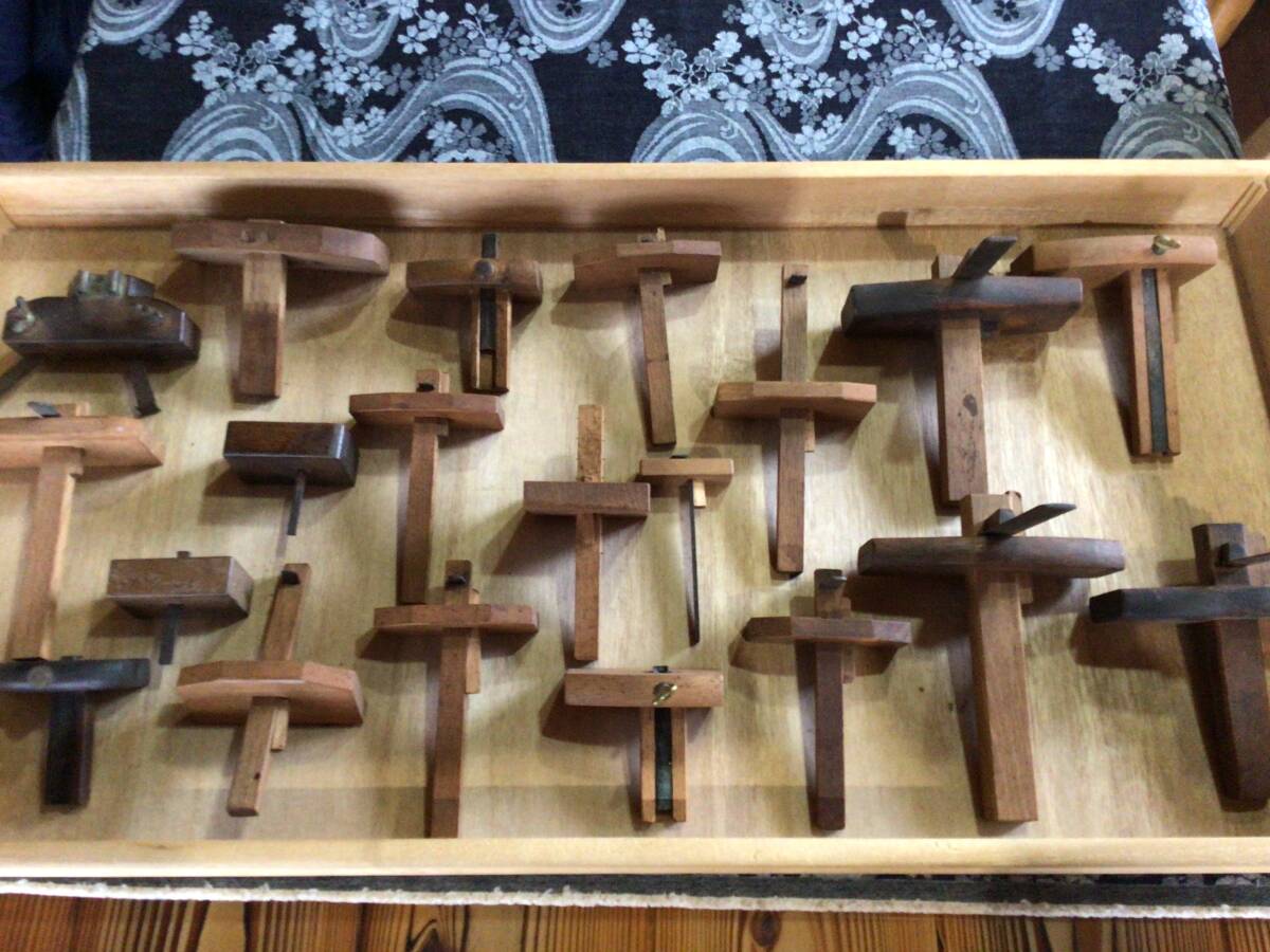 毛引き　指物師　大工道具　けびき　家具職人　20ヶセット　送料無料_7