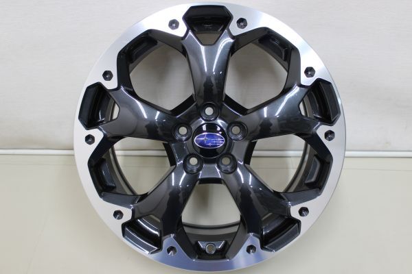 人気セール，新作 SUBARU XV GT系 後期 純正 17インチ 7J +55 100 5穴 5H 1台分 1本ガリ傷あり スバル エンケイ製 純正ホイール 純正アルミ 中古 引取歓迎