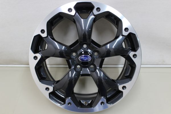 人気セール，新作 SUBARU XV GT系 後期 純正 17インチ 7J +55 100 5穴 5H 1台分 1本ガリ傷あり スバル エンケイ製 純正ホイール 純正アルミ 中古 引取歓迎