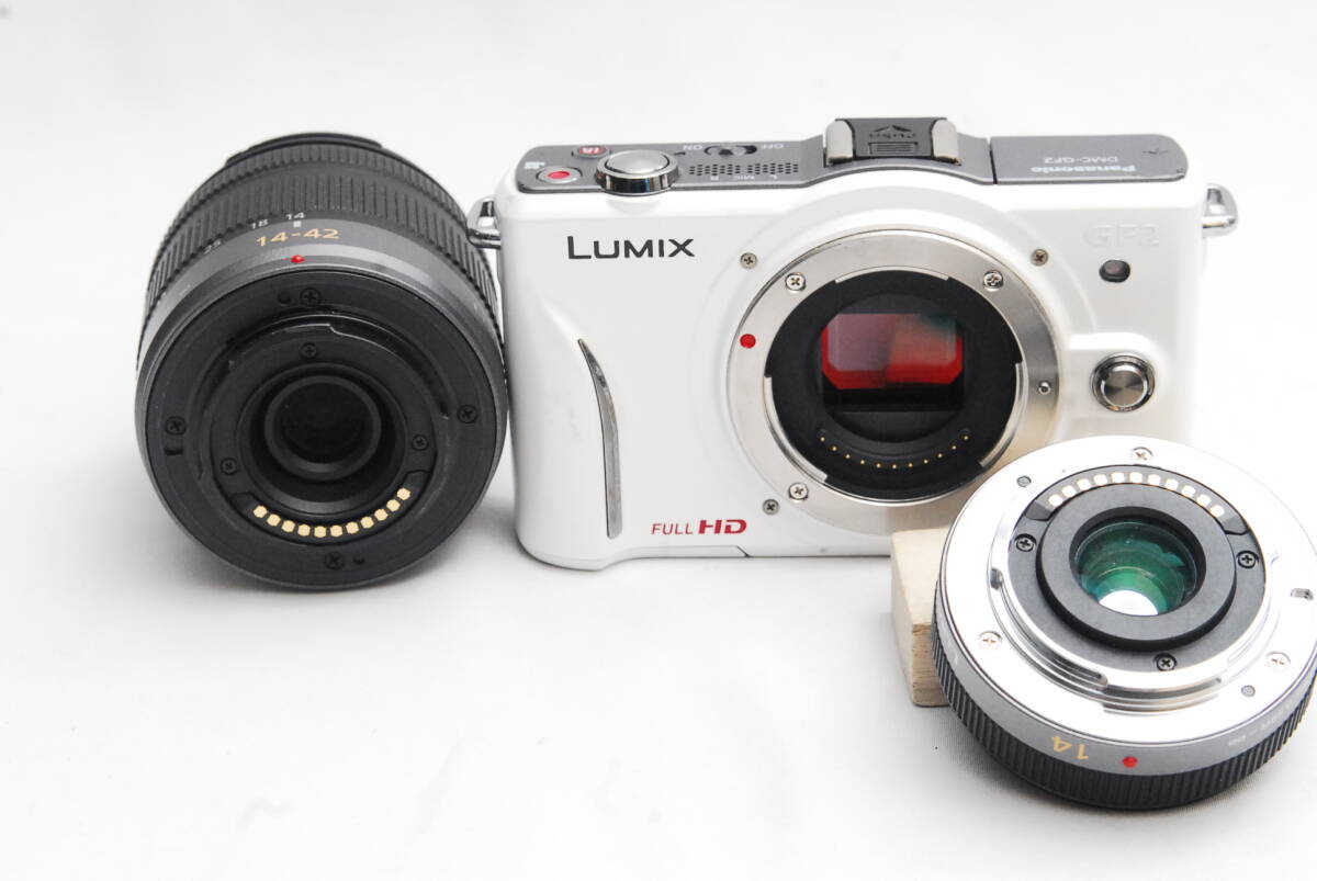 Panasonic LUMIX GF2 ダブルレンズセット （良品） 12-14-07 