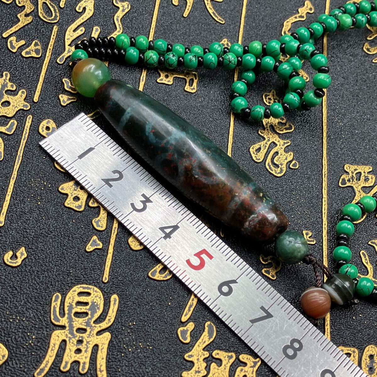 天珠 ネックレス 紅朱砂天珠ネックレス 閃電五眼天珠 公式通販