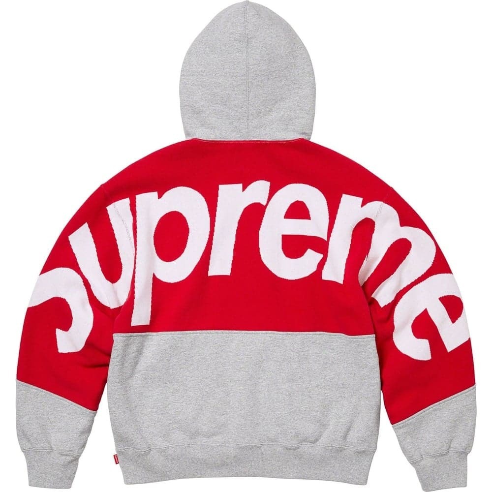 新品 23aw Supreme Big Logo Jacquard Hooded Sweatshirt シュプリーム
