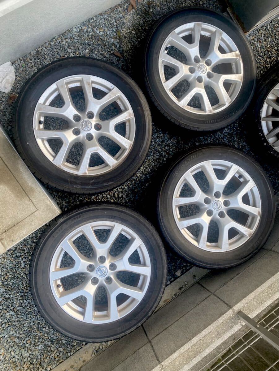 日産 エクストレイル T31 純正ホイール 18×7J+40 pcd114.3 5穴 4本