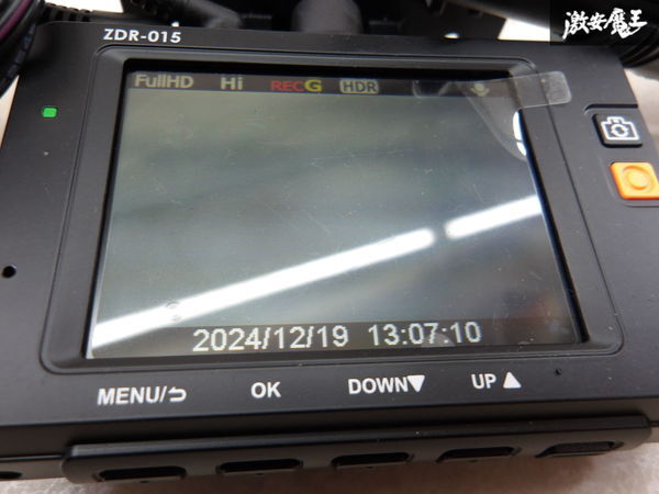 COMTEC コムテック ZDR-015 ドライブレコーダー ドラレコ 前後2カメラ