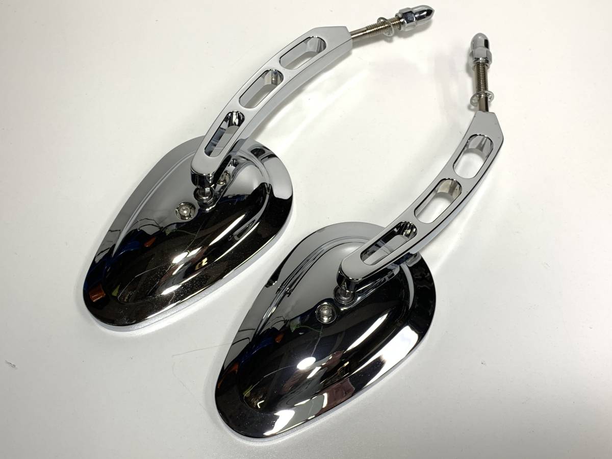 スポーツスター エッジカット クローム ハーレー用 USミラー 92441-10 