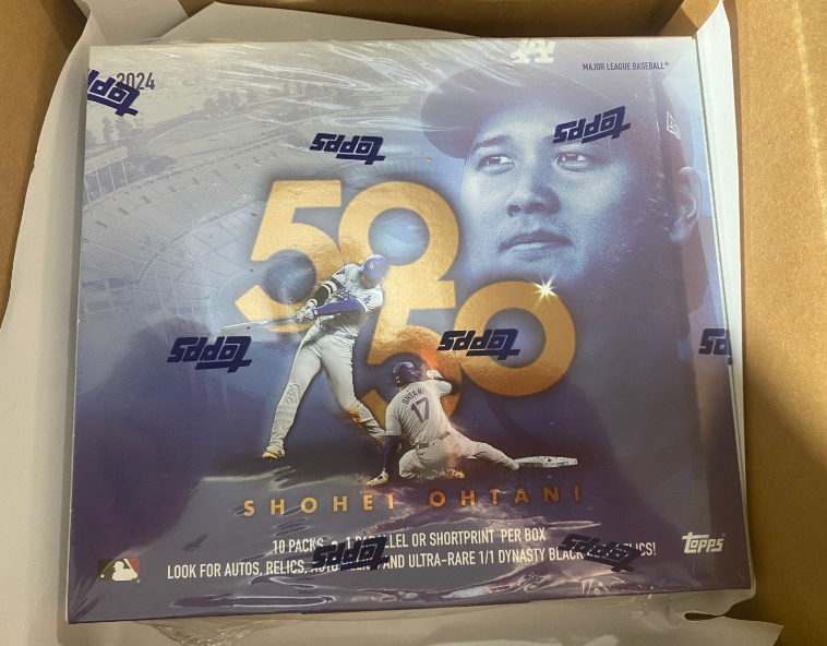 2024 Topps 50/50 Shohei Ohtani未開封1BOX 大谷翔平 商品手元に