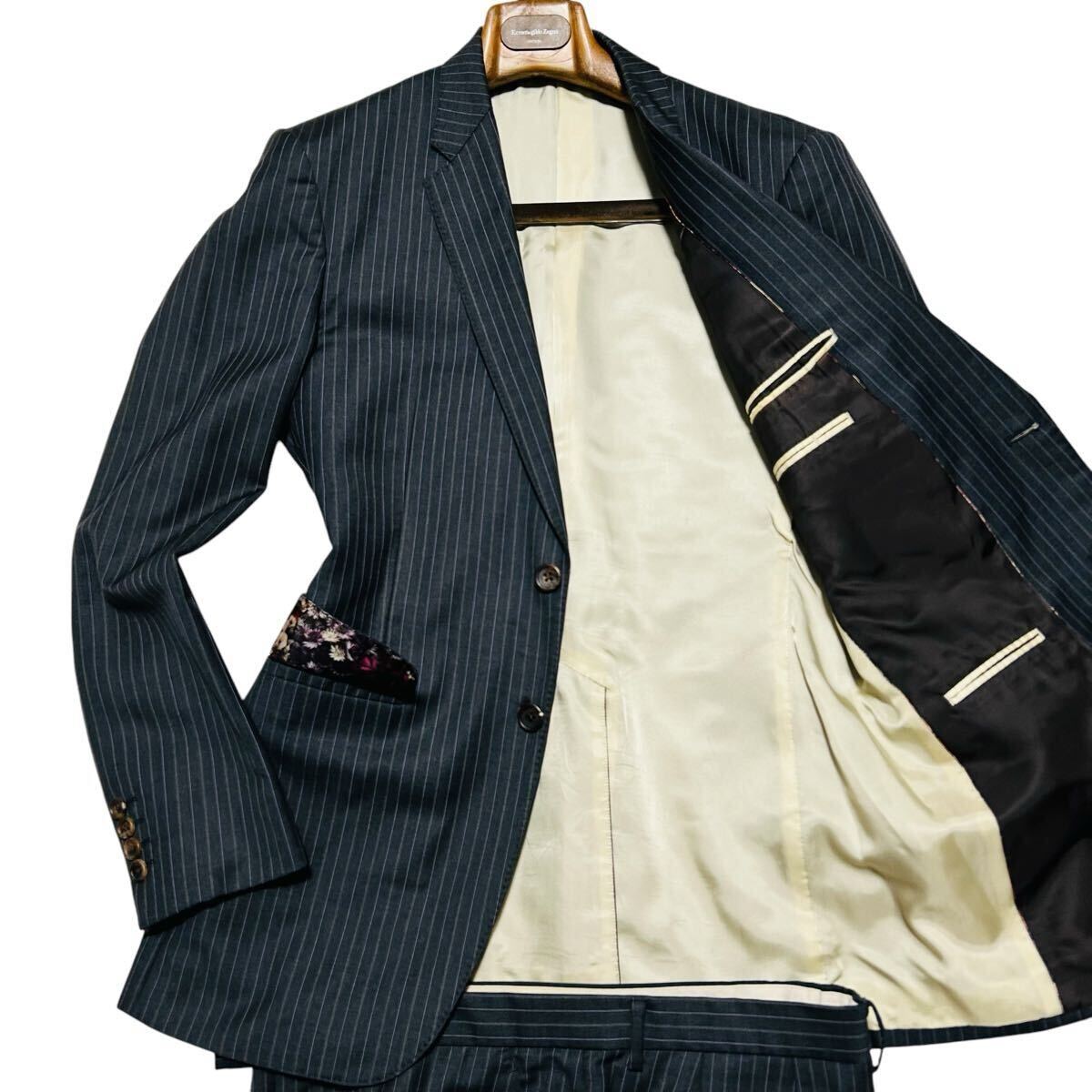 希少！XL!!!【ポールスミス Paul Smith】極上ウール 花柄！！ スーツ