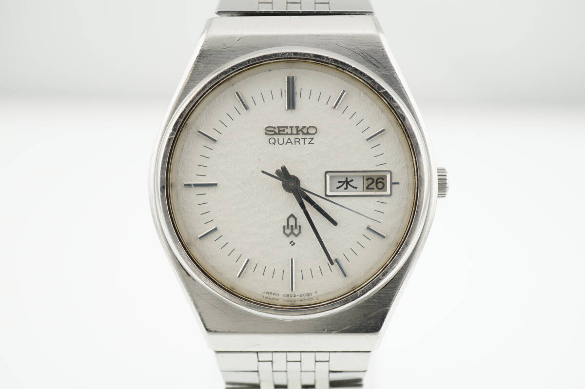 B8/20-Y AC58】☆SEIKO/セイコー ラウンド型 4803-8010 クオーツ 