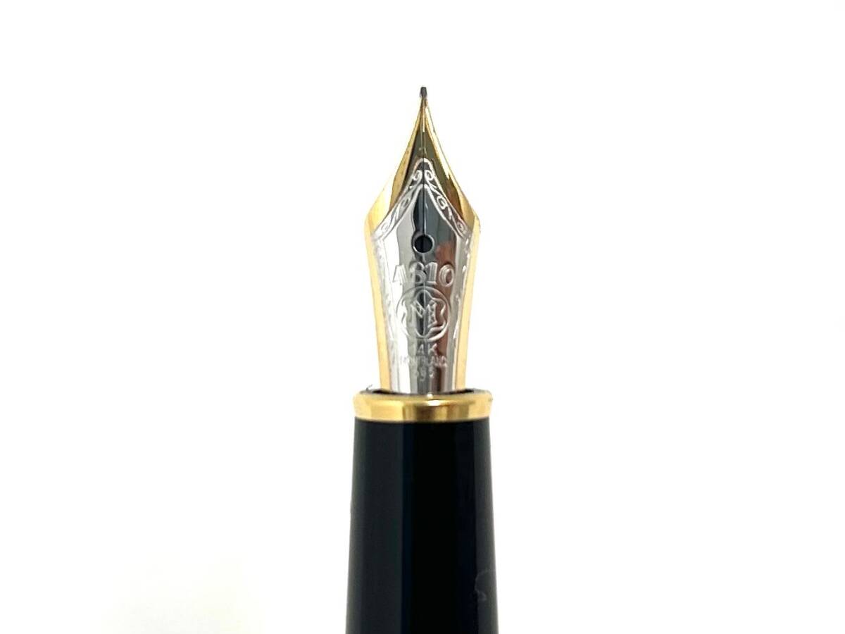 MONTBLANC/モンブラン マイスターシュテュック 万年筆 ペン先 4810 14K 585 筆記用具 ブラック ゴールド 文房具 (SER2814)_5