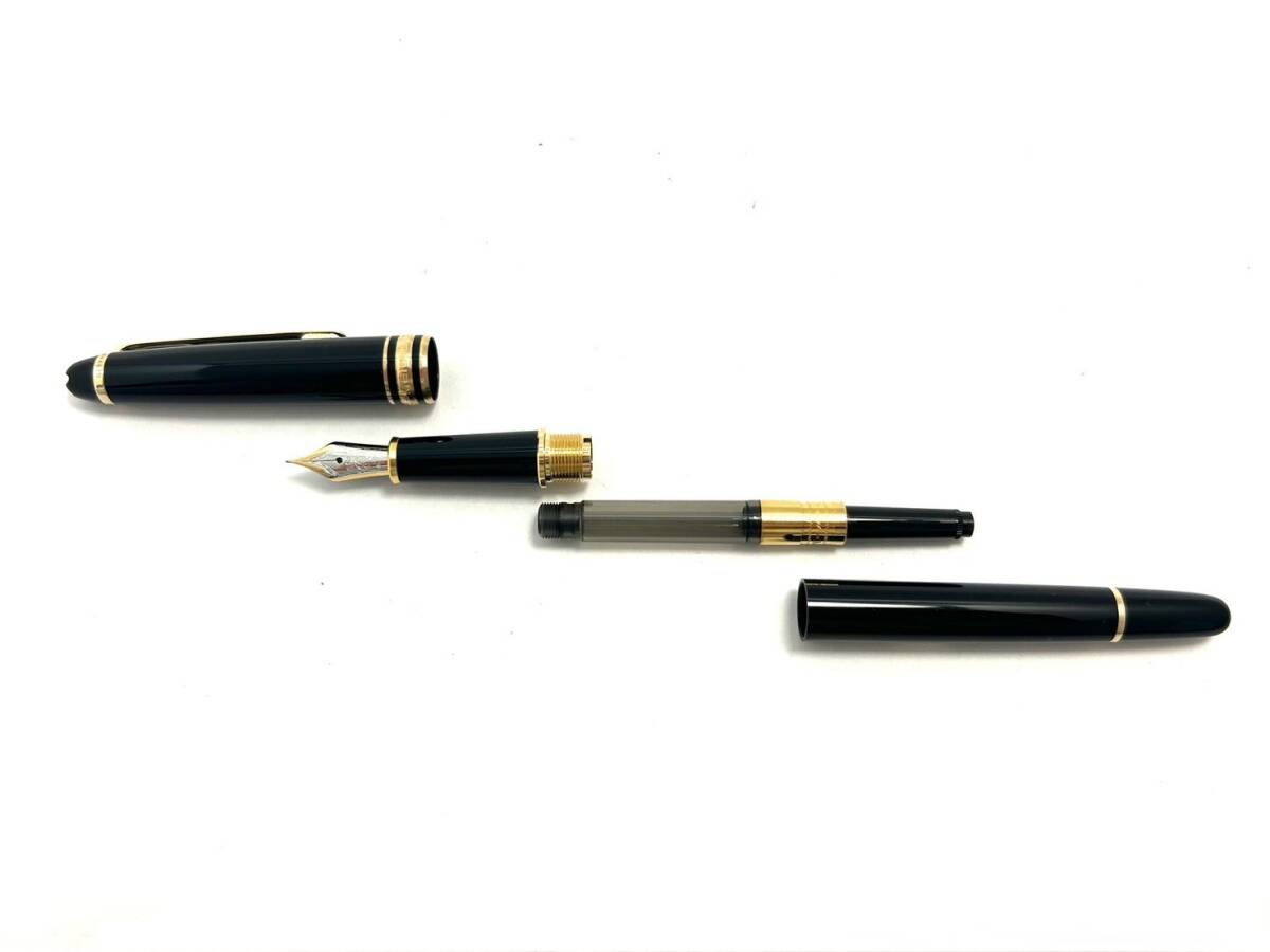 MONTBLANC/モンブラン マイスターシュテュック 万年筆 ペン先 4810 14K 585 筆記用具 ブラック ゴールド 文房具 (SER2814)_7
