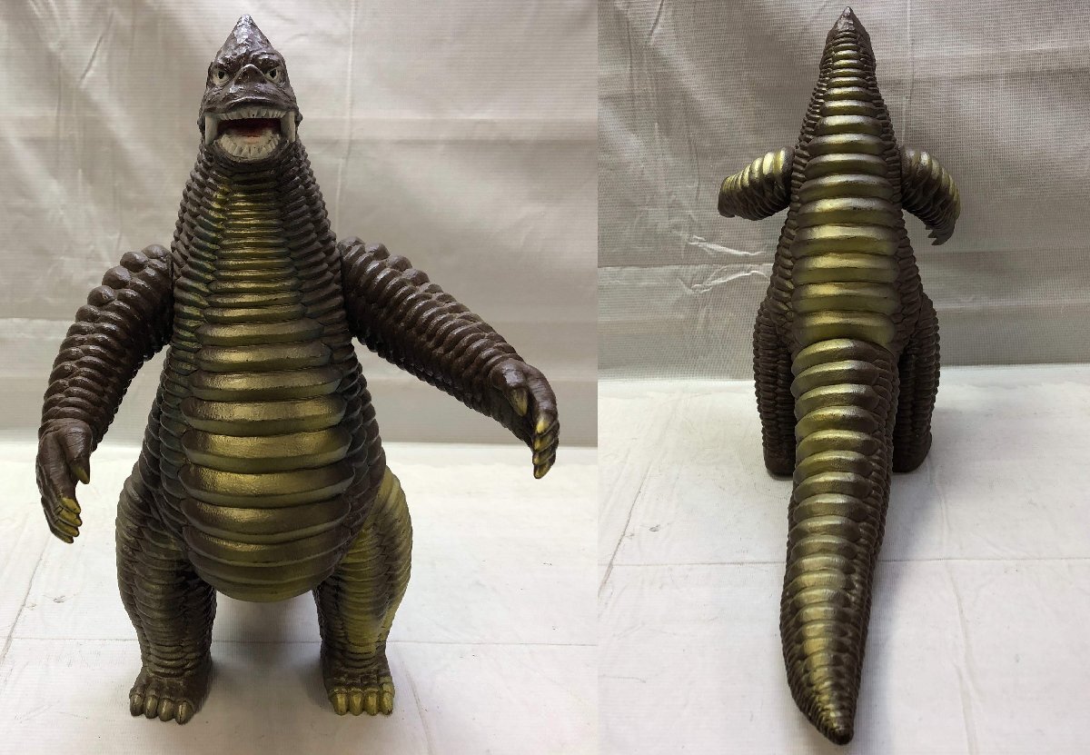 1円～ 当時品 バンダイ ウルトラ怪獣 レッドキング 特大ソフビ 