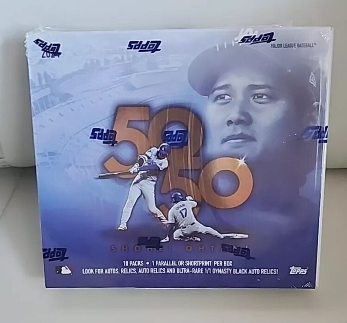 新品未開封 2024 大谷翔平 Topps 50/50 Box Shohei Ohtani シュリンク