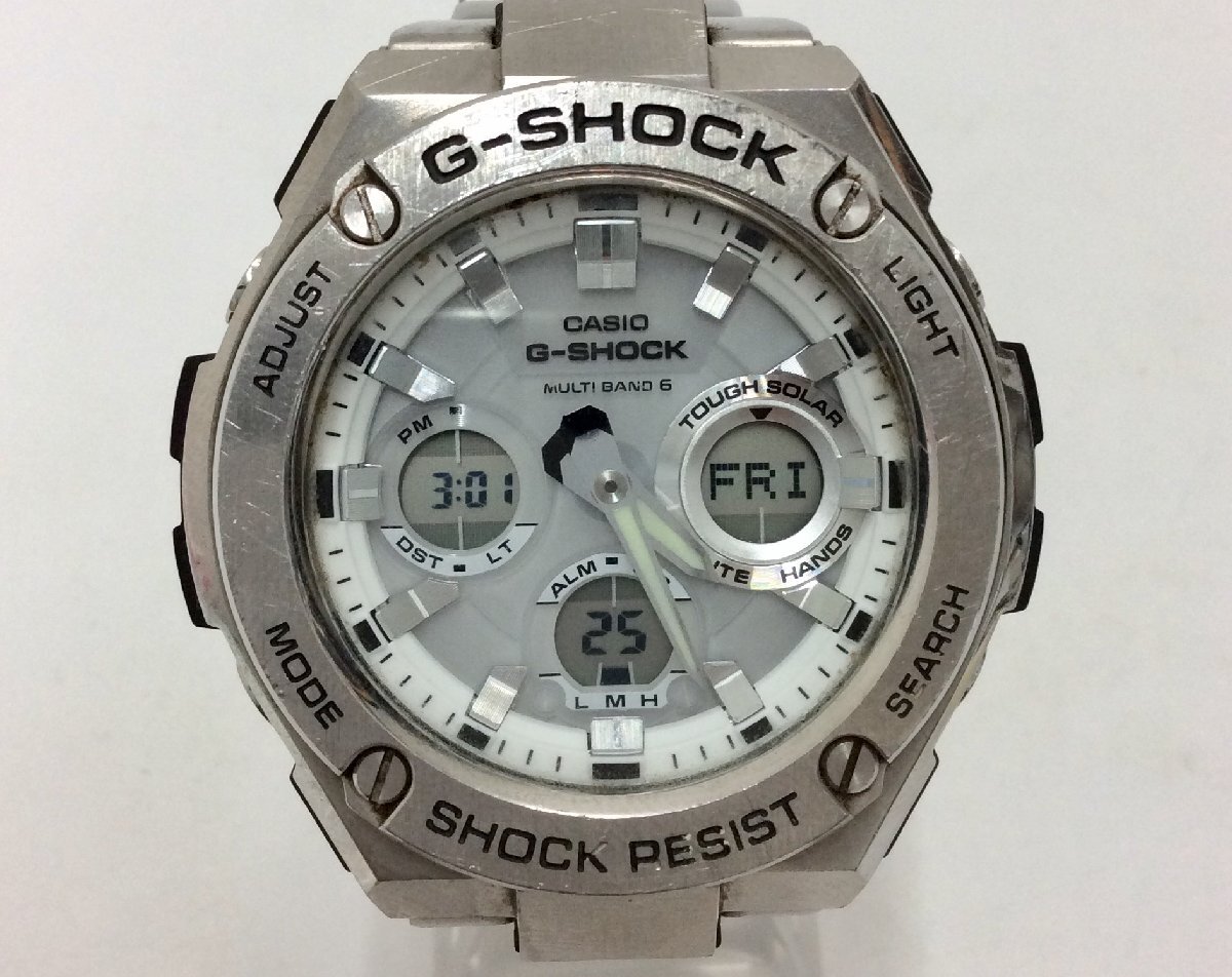 1円～稼働品】CASIO カシオ G-SHOCK G-STEEL GST-W110D メンズ 腕時計 