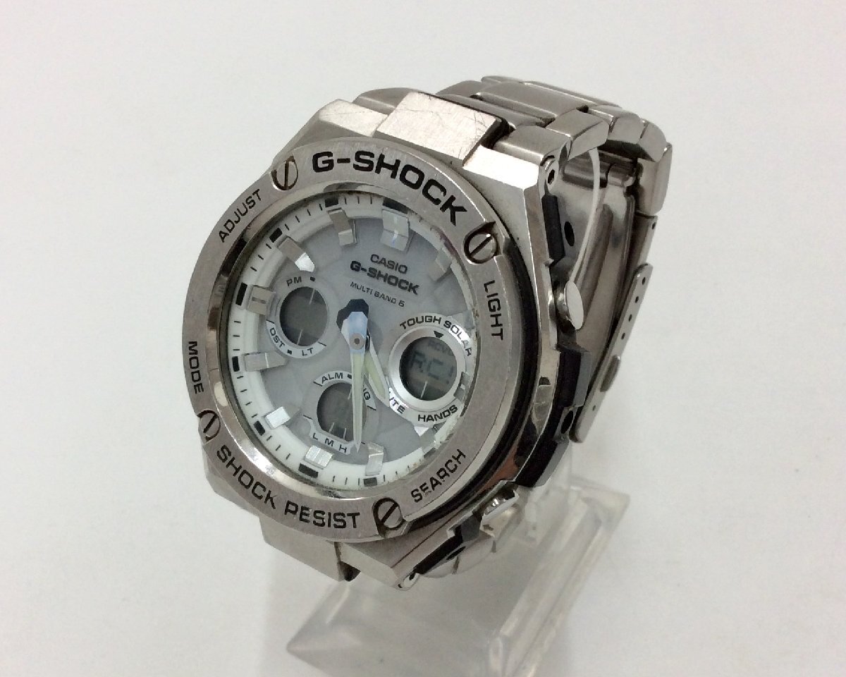 1円～稼働品】CASIO カシオ G-SHOCK G-STEEL GST-W110D メンズ 腕時計 