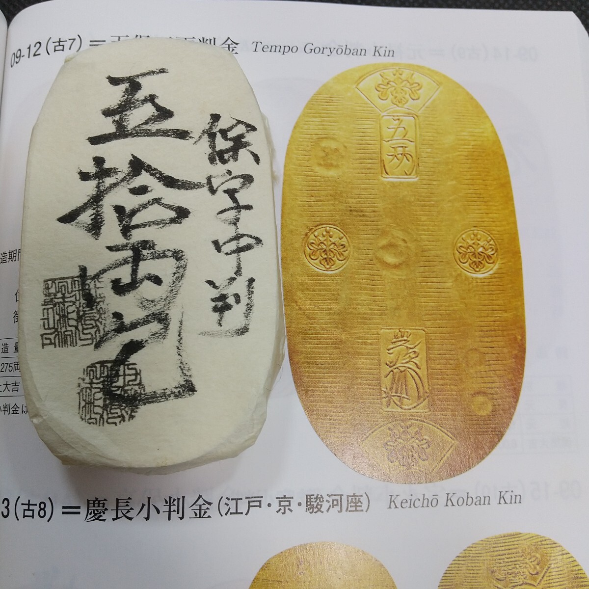 天保五両判 中判 三両包金 古銭 小判 包金 江戸 包み金 大判 貨幣