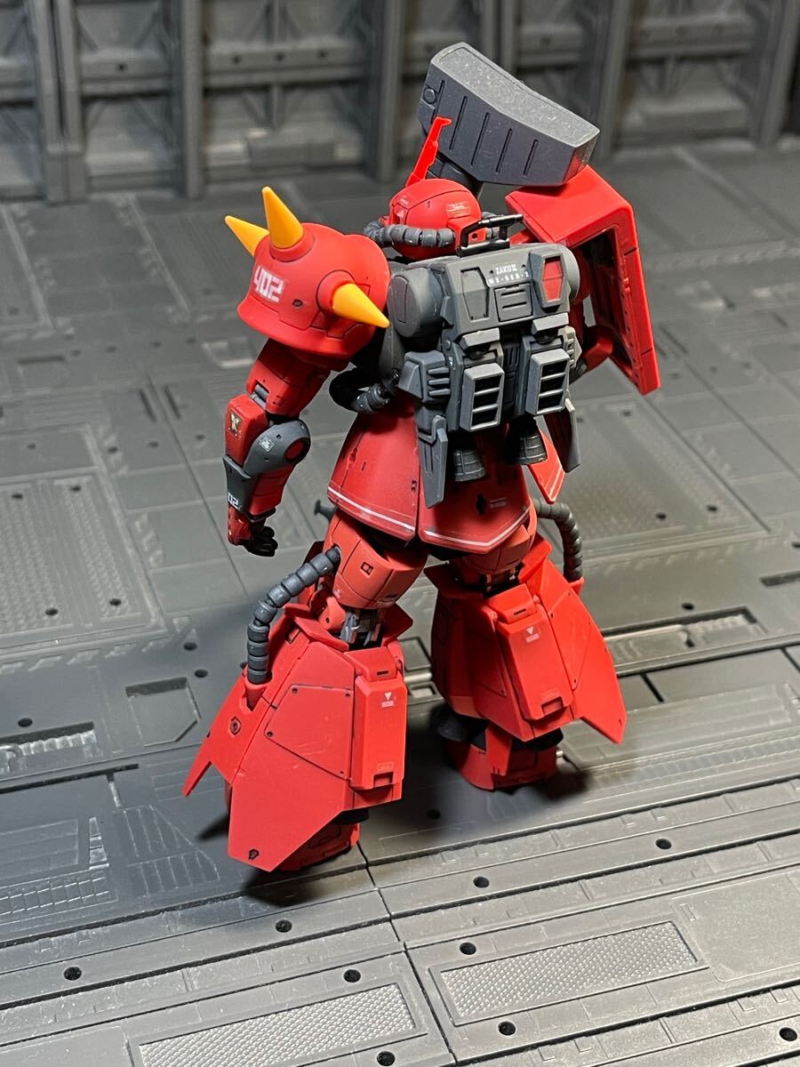 ⑦⑦ジャンク・送料450円～・塗装・HG・HGUC・ジョニーライデン専用・ザク・ガンダム・プラモデル・ガンプラ