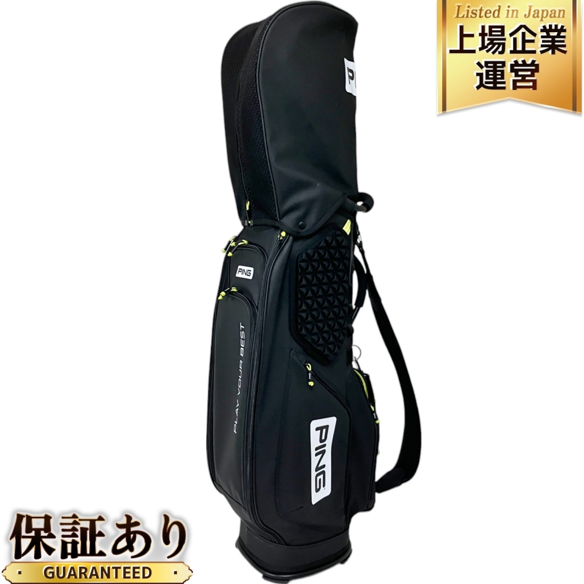 PING CB-U221 キャディバッグ ブラック CANDY BAR ゴルフ ピン 中古 