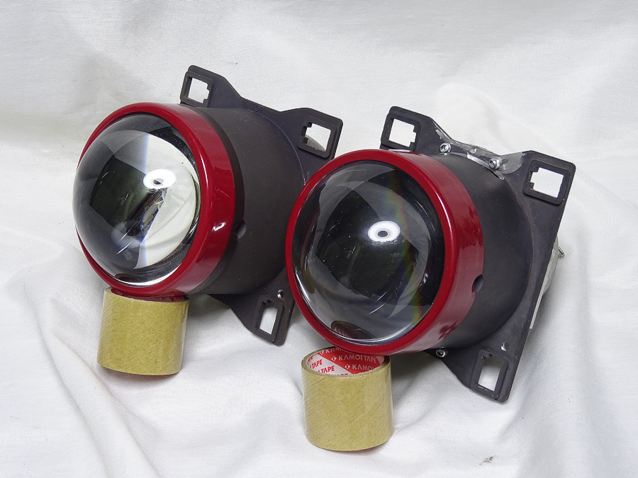 3LN FZR 250 400 RR プロジェクター ヘッドライト ユニット H3ハロゲンバルブ仕様(検索：HID LED ヤマハ YAMAHA) 1