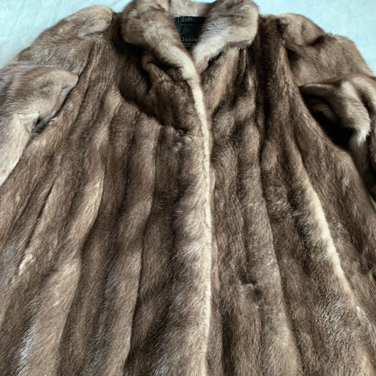 SAGA サガミンク MINK SAGAMINK 希少!!!美品 L位 SAGA MINK ブルー 