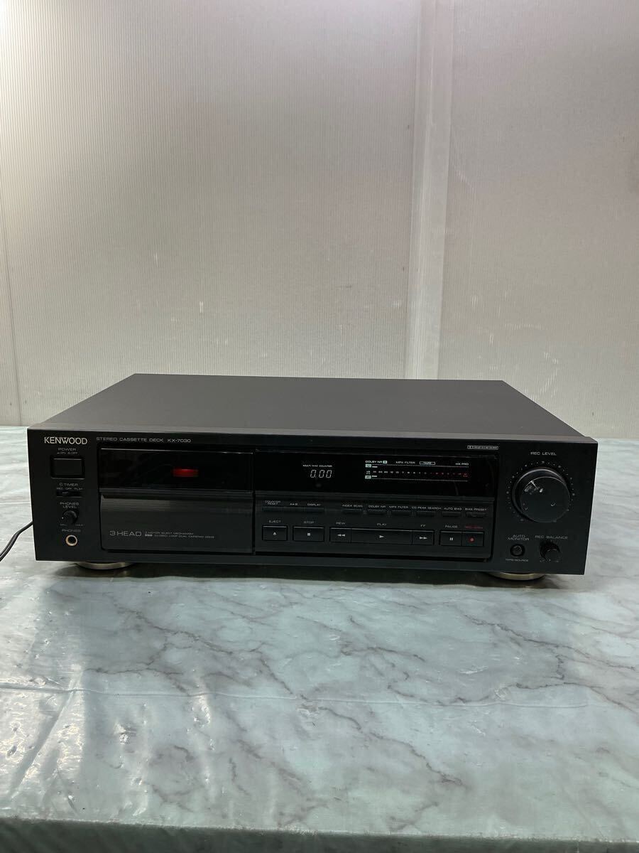 KENWOOD KX-7030 ケンウッド カセットデッキ 現状品 ♪ 中古 公式通販