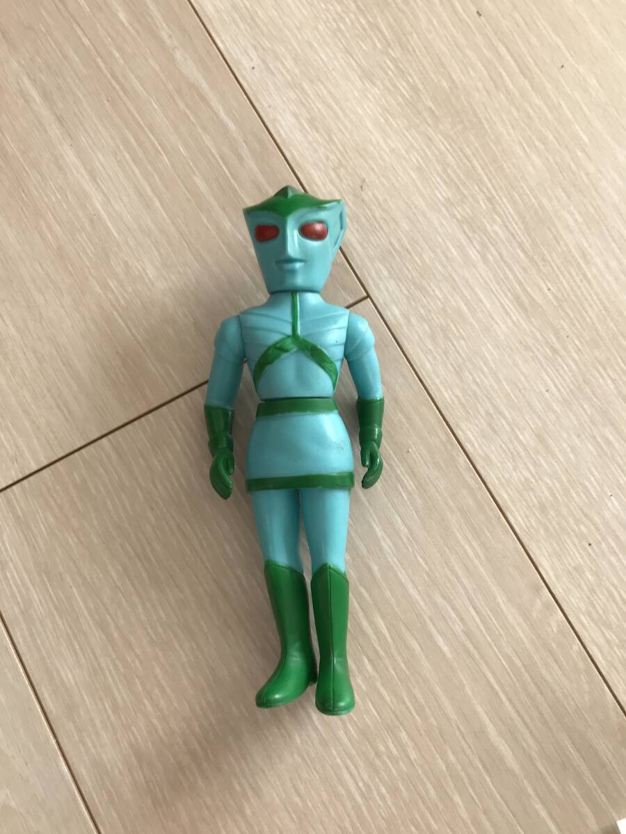 ブルマァク トリプルファイター 当時物 グリーンファイター ソフビ