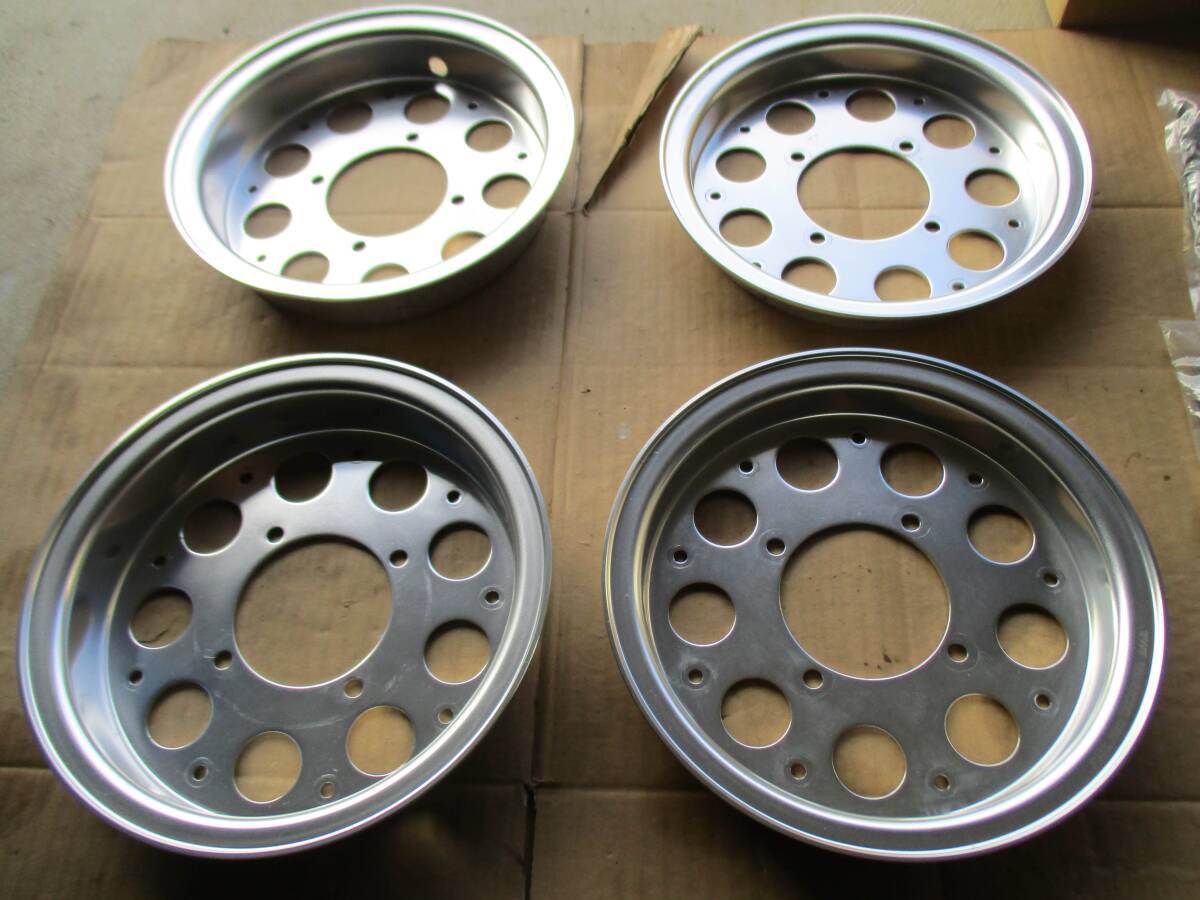 SP武川 アルミホイールセット 8インチ 2.5j ケミカルポリッシュ 06-09-130 2輪分 モンキー_2