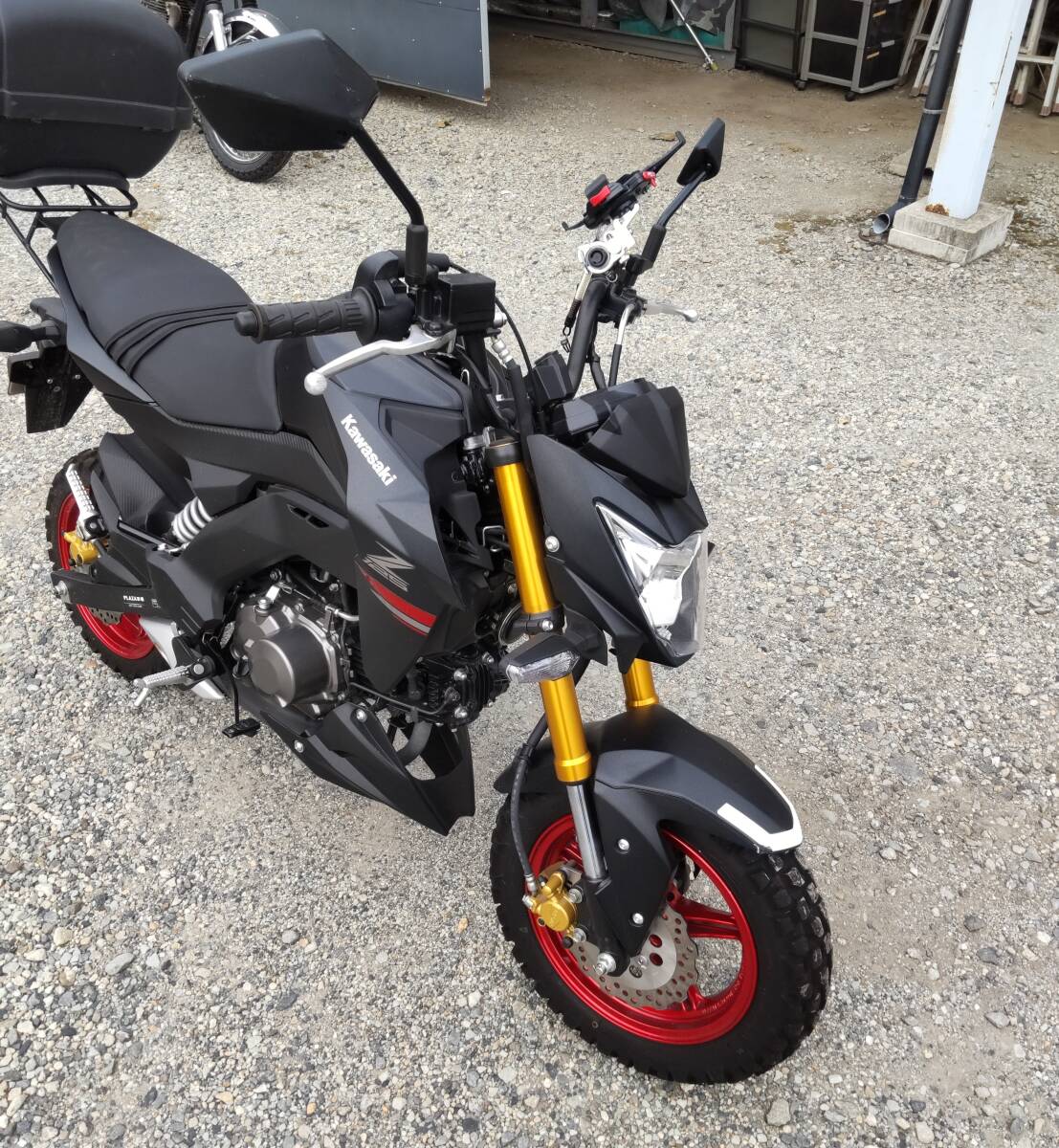 新作，新作登場 ｚ125 pro 走行距離3200Kmほど 2021年8月登録(51cc-125cc)｜売買されたオークション情報、yahooの商品情報をアーカイブ公開 - オークファン 51cc-125cc