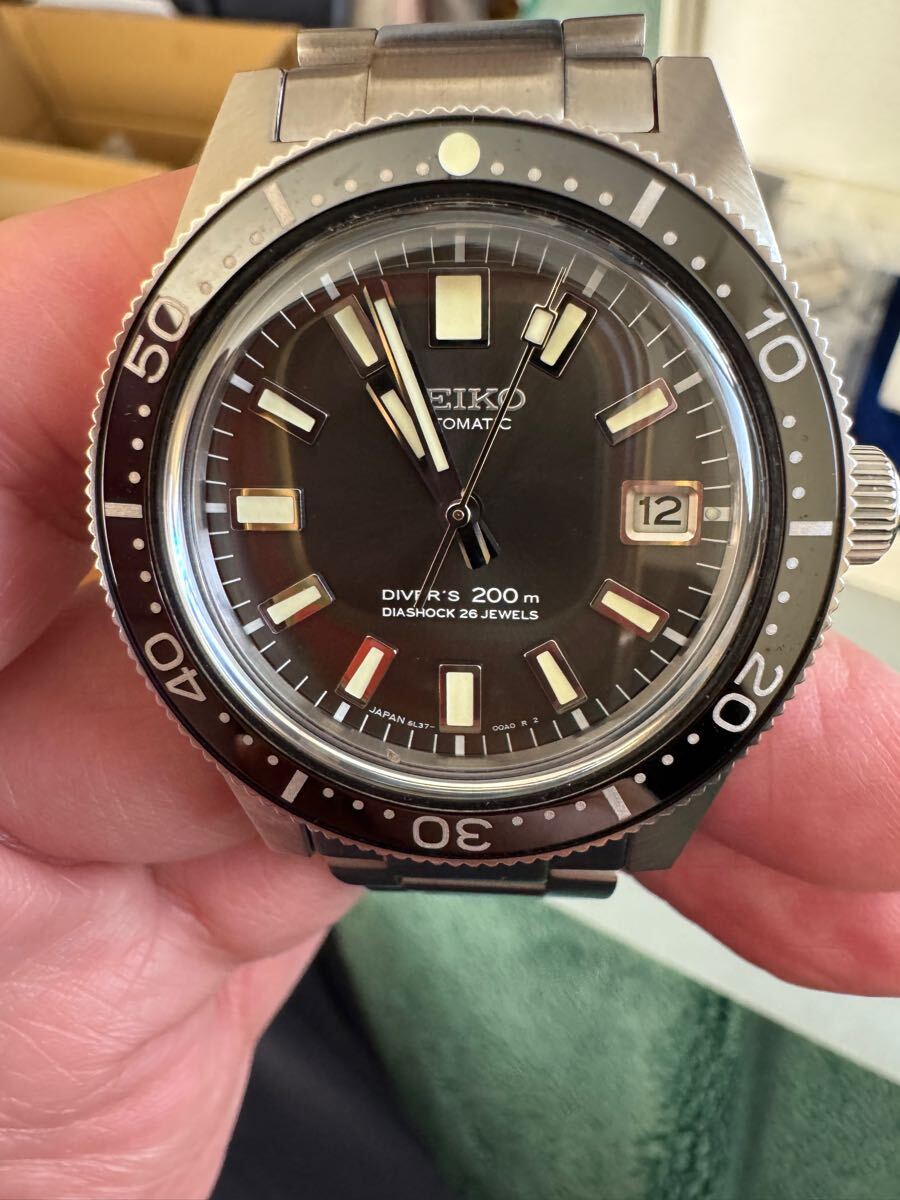 SEIKO セイコーファーストダイバーSBEN003純正ラバーベルト 