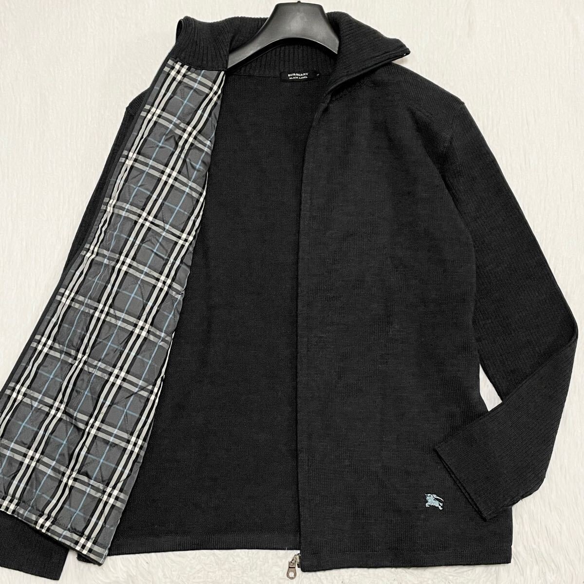 希少3/L◎ バーバリーブラックレーベル BURBERRY BLACK LABEL