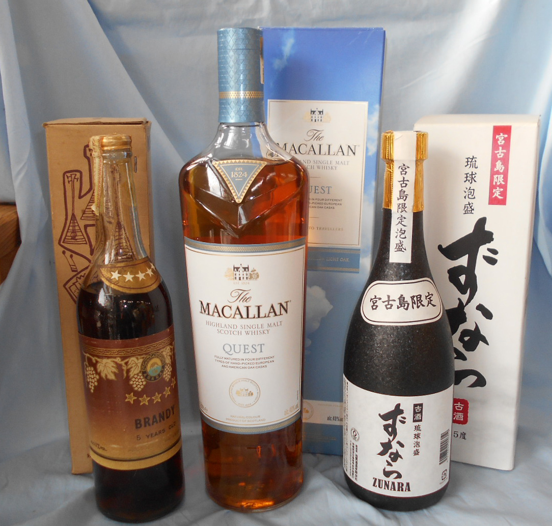 爆買い，2025 古酒 マッカラン シングルモルト1リットル + 沖縄泡盛 ずなら 35度720ml + ロシア製ブランディ(ハイランド)｜売買されたオークション情報、yahooの商品情報をアーカイブ公開 - オークファン シングルモルト
