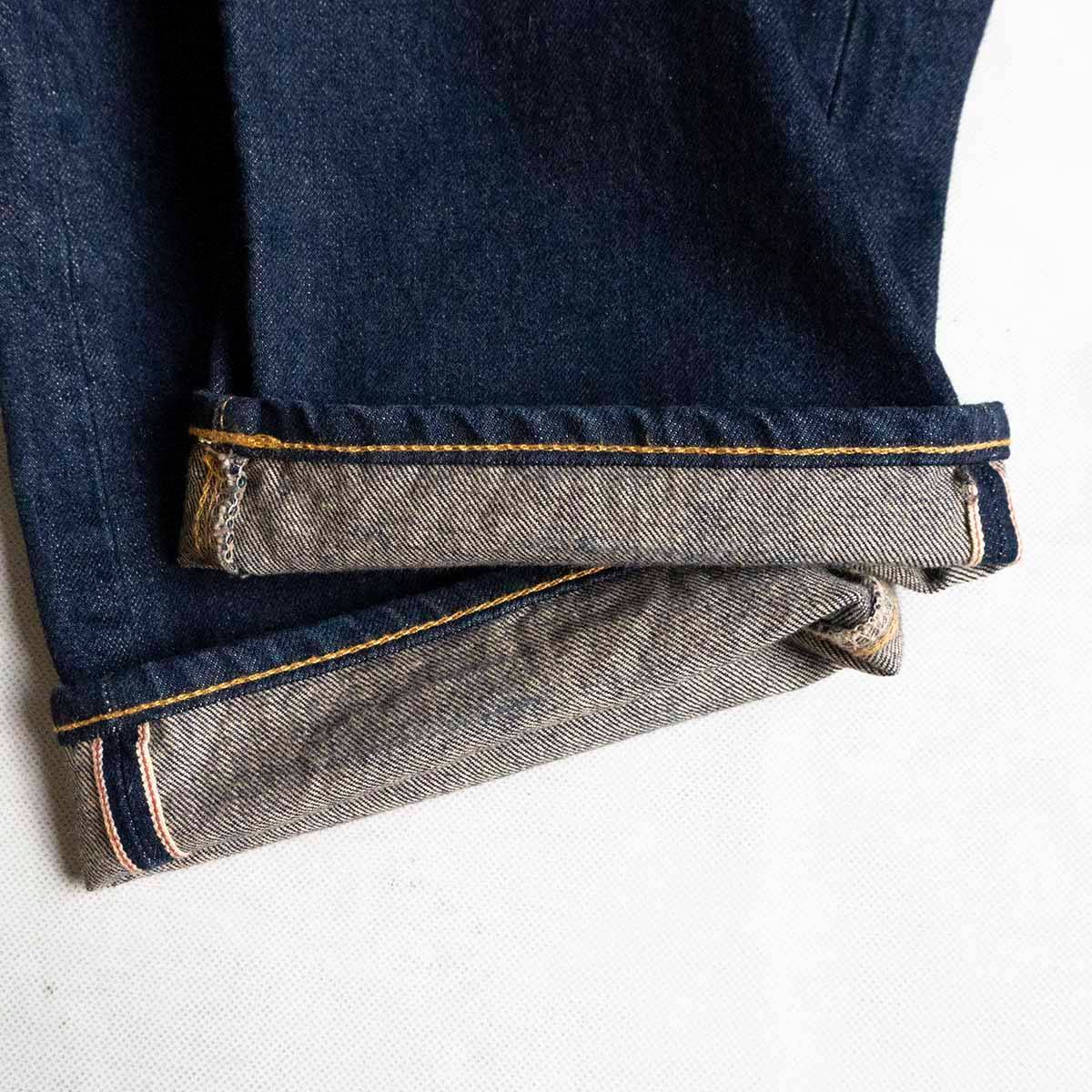 美品】 RRL 【STRAIGHT-LEG JEANS】【アメリカ製】32×30 インディゴ 