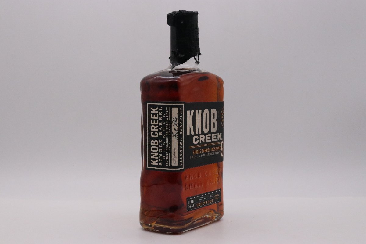 美品】KNOB CREEK ノブクリーク シングルバレル Aged 9 Years 120Proof