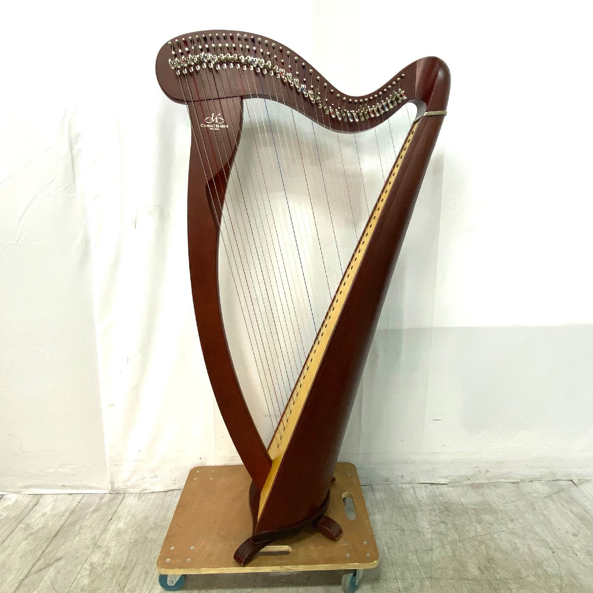 【 C 】 CAMAC HARPS H38 ハープ カマック ◇直2985【直接引き取り限定】 - C H38 グランドハープ試奏の旅①（カマック編） カマックケルティックハープ｜色の説明｜ アジリーズとジャネットの比較♪