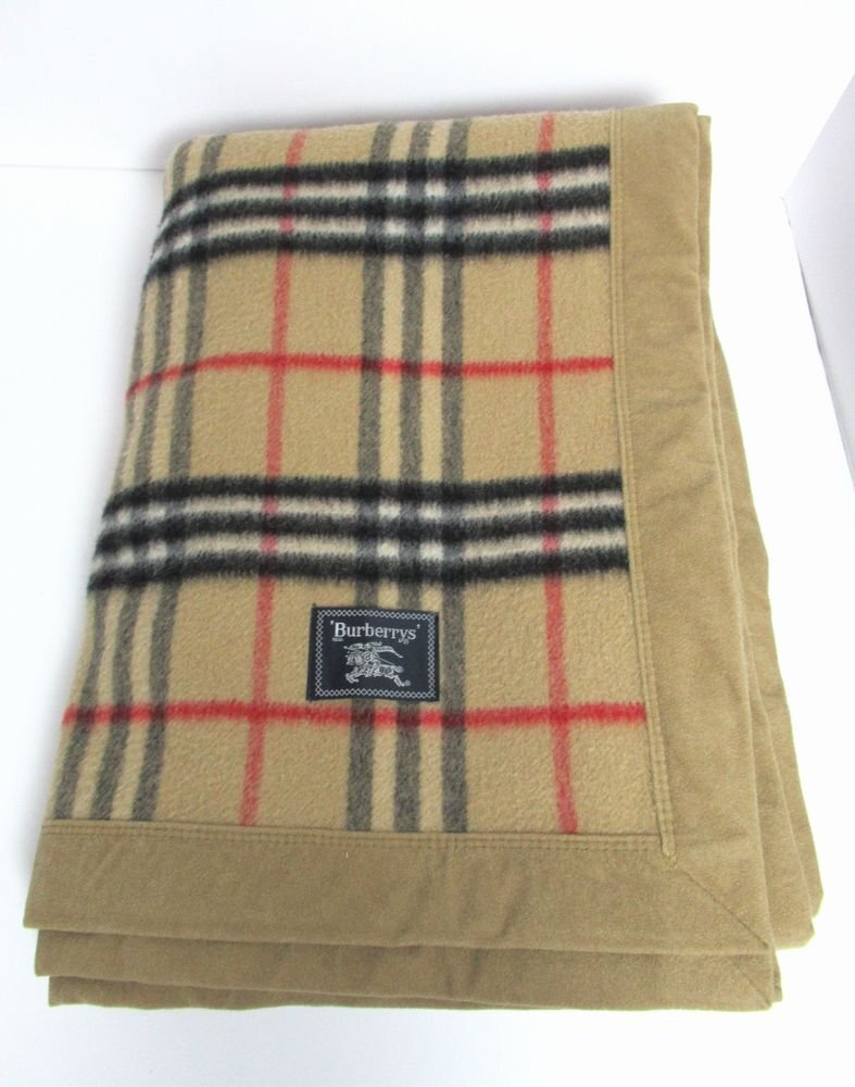♪Burberrys(バーバリー/西川産業㈱)ウール毛布/シングル140㎝×200㎝/定番ノバチェック柄/寝具/ウール100%